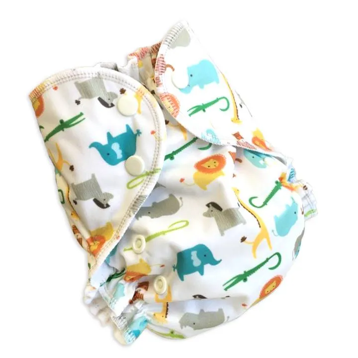 AMP Diapers One Size Duo Pocket Diaper - Jungle Fever