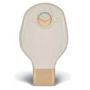 Natura® Two-Piece Drainable Pouch, Flange 1-3/4" (45mm), Opaque 10" (25.4cm), Tail Clip - Box of 20