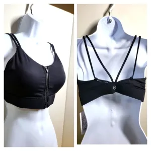 Neverme Sport Bra, front zipper closure