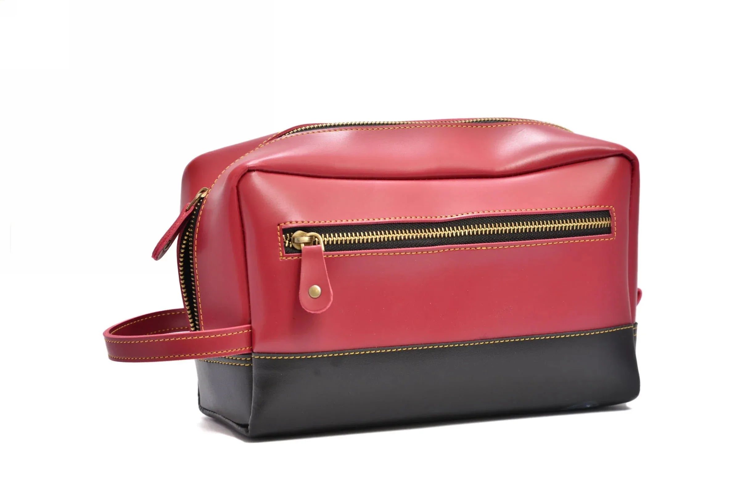 Personalized Dopp Kit- Washbag - Wine